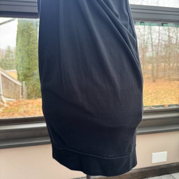 Zara Women Evening Collection‎ Small Black Mini Dress Y2K Kimono Short Sleeve - Picture 11 of 16